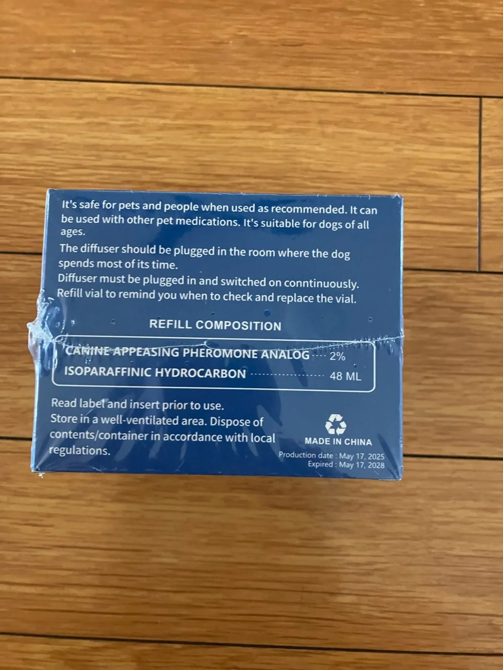 Pheromones Calming Diffuser for Dogs Relieve Stress Anxiety, SEALED PACKAGE